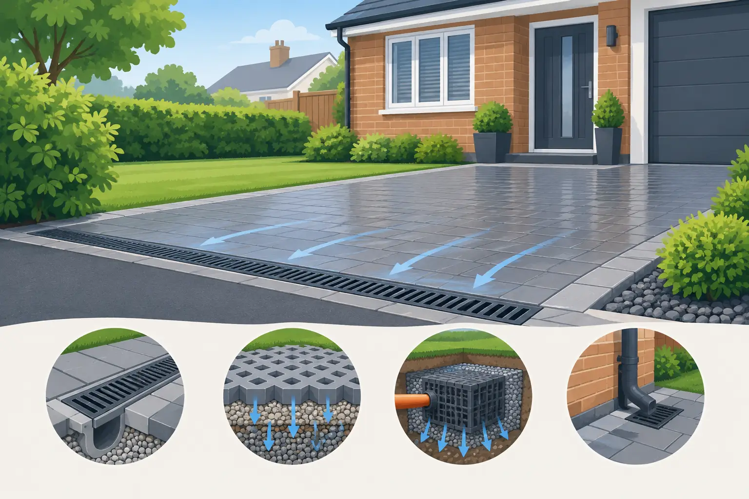 Best Driveway Drainage Solutions for UK Homes