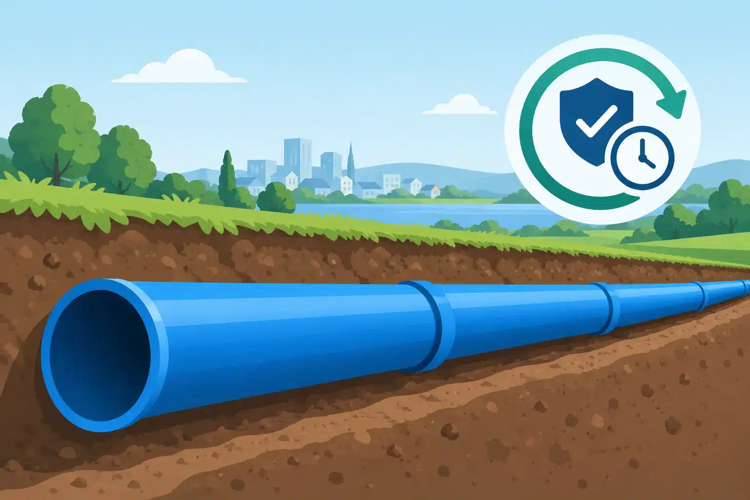 How Long Is an MDPE Pipe Lifespan in Practice