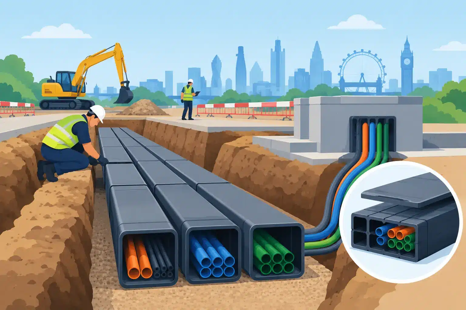 Utility Duct Installation Guide for UK Projects
