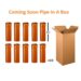 underground drainage pipe in a box
